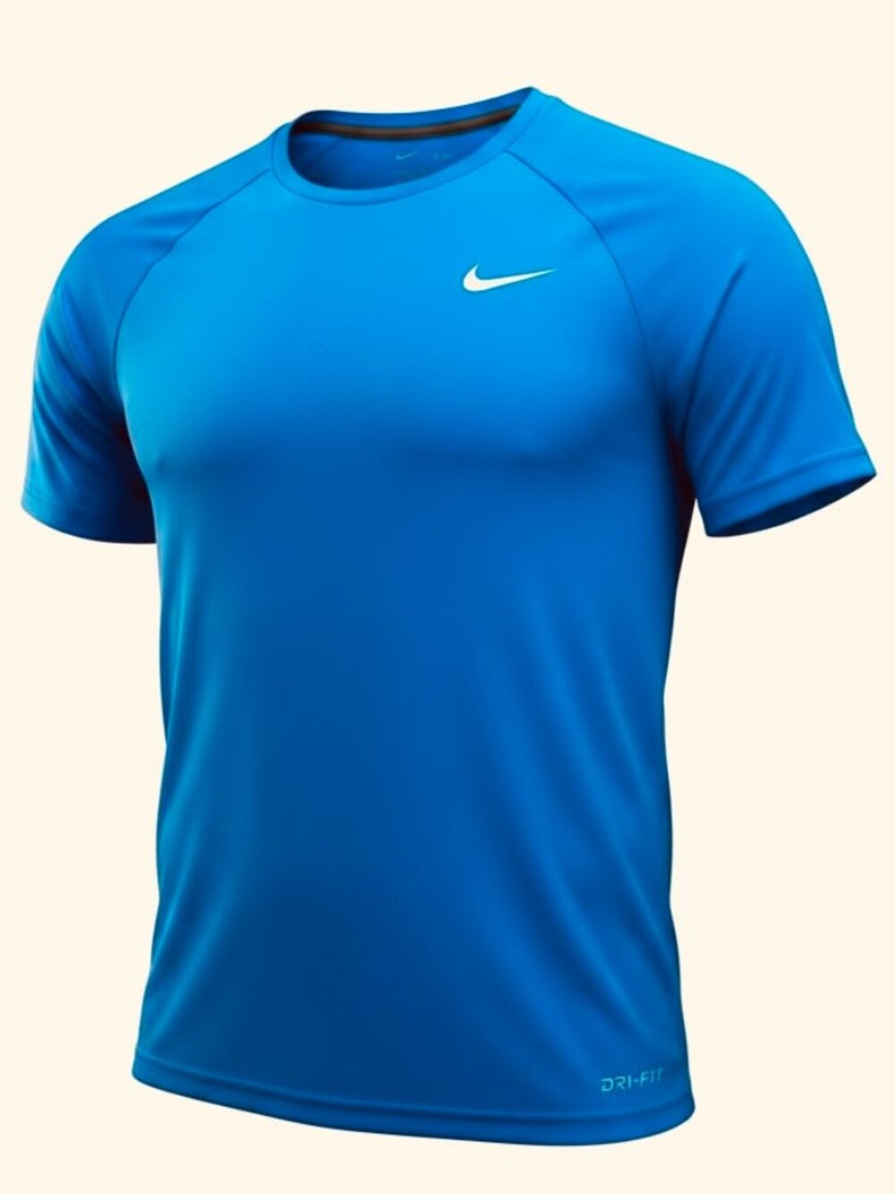 Nike Dri-FIT UPF 40+ Hydroguard Swim Top Mens XL Blue #29B